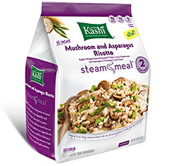 Dr. Gourmet Reviews Kashi Steam Meals Mushroom and Asparagus Risotto