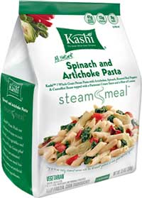 Kashi Steam Meals Spinach & Artichoke Pasta Review by Dr. Gourmet