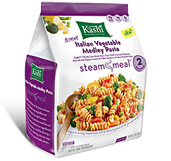 Dr. Gourmet Reviews Kashi Steam Meals Italian Vegetable Medley Pasta