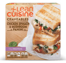 Dr. Gourmet Reviews the Chicken, Spinach & Mushroom Panini from Lean Cuisine