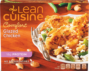 Dr. Gourmet reviews the Glazed Chicken from Lean Cuisine's Comfort line