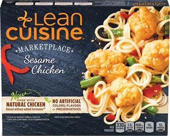 Dr. Gourmet reviews the Sesame Chicken from Lean Cuisine's Marketplace line