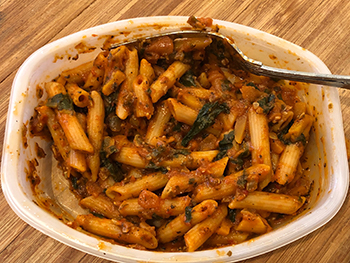 Sicilian-Style Pesto with Lentil Pasta from Lean Cuisine, as cooked