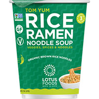 Dr. Gourmet reviews Tom Yum flavored Rice Ramen Noodle Soup from Lotus Foods