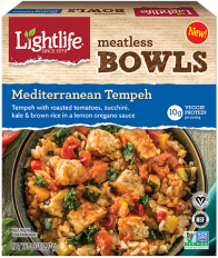 Dr. Gourmet reviews the Mediterranean Tempeh Meatless Bowl from Lightlife