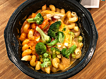 the Chicken Cavatappi with Broccoli Bowl after cooking