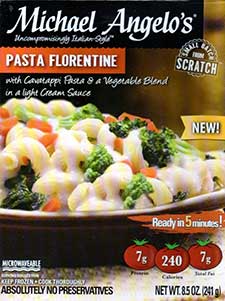 Michael Angelo's Pasta Florentine Review by Dr. Gourmet