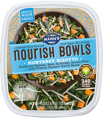 the Dr. Gourmet tasting panel reviews the Monterey Risotto from Mann's Nourish Bowls