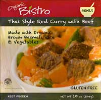 Organic Bistro Thai Red Curry with Beef