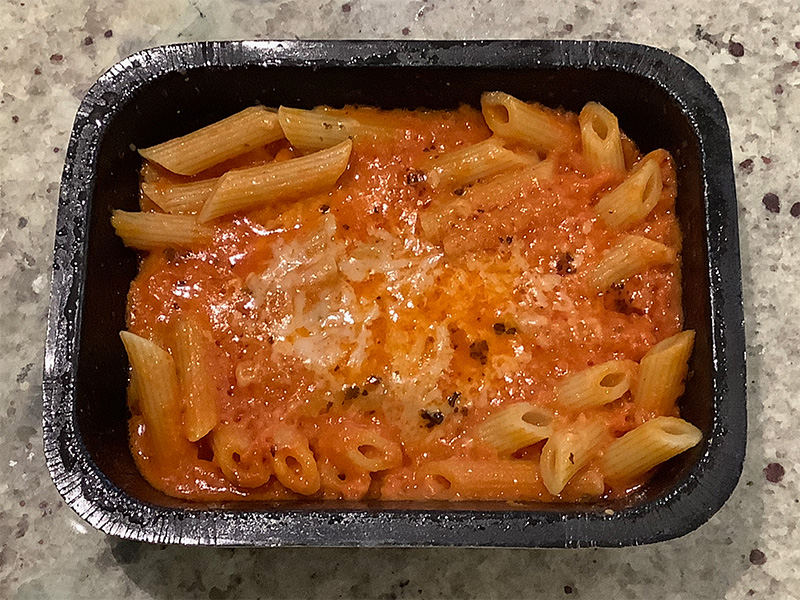 the Penne alla Vodka from Rao's, after microwaving