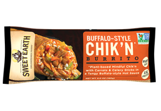 Dr. Gourmet reviews the Buffalo Chik'n Burrito from Sweet Earth Foods