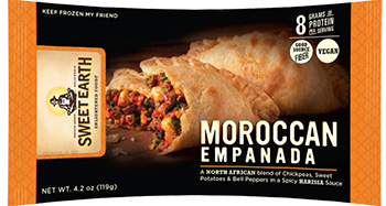 Dr. Gourmet reviews the Moroccan Empanada from Sweet Earth Foods