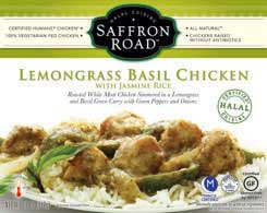 Saffron Road Lemongrass Basil Chicken