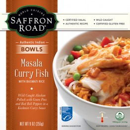 Dr. Gourmet reviews the Masala Curry Fish from Saffron Road Food