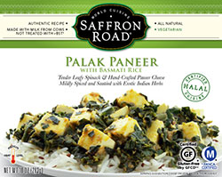 Saffron Road Foods Palak Paneer Review by Dr. Gourmet