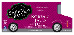 Dr. Gourmet Reviews the Korean Taco with Tofu from Saffron Road Food