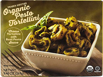 The Dr. Gourmet tasting panel reviews the Organic Pesto Tortellini from Trader Joe's