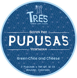 Tres Pupusas Green Chile & Cheese Pupusas Review by Dr. Gourmet