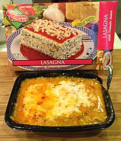 Tuv Taam Lasagna with Tomato Sauce Review by Dr. Gourmet