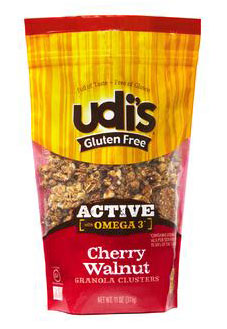 Dr. Gourmet Reviews Udi's Gluten Free Cherry Walnut Granola Clusters