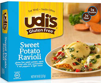 Dr. Gourmet reviews the gluten-free Sweet Potato Ravioli from Udi's Gluten Free