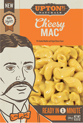 the Dr. Gourmet tasting panel reviews the Ch'eesy Mac from Upton's Naturals