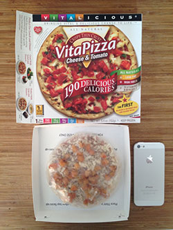 VitaPizza package and contents