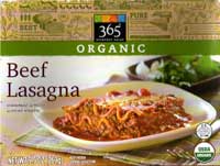 Whole Foods Organic Beef Lasagna Review