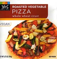 Whole Foods 365 Everyday Values Roasted Vegetable Pizza with Whole Wheat Crust