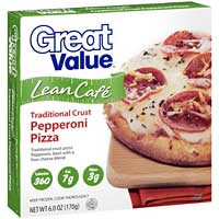 Great Value Lean Cafe Traditional Crust Pepperoni Pizza