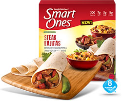 Dr. Gourmet Reviews Weight Watchers Smart Ones Steak Fajitas