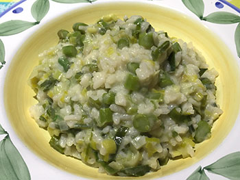 asparagus risotto