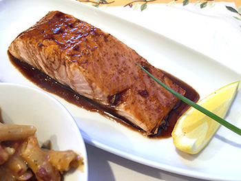 balsamic glazed salmon