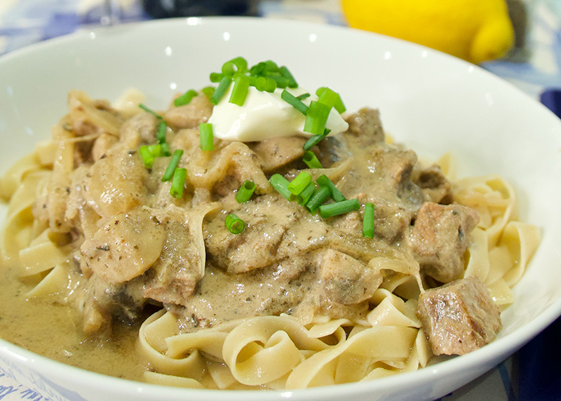 Quick Beef Stroganoff with Noodles