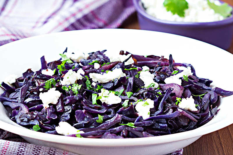 Beer Braised Cabbage