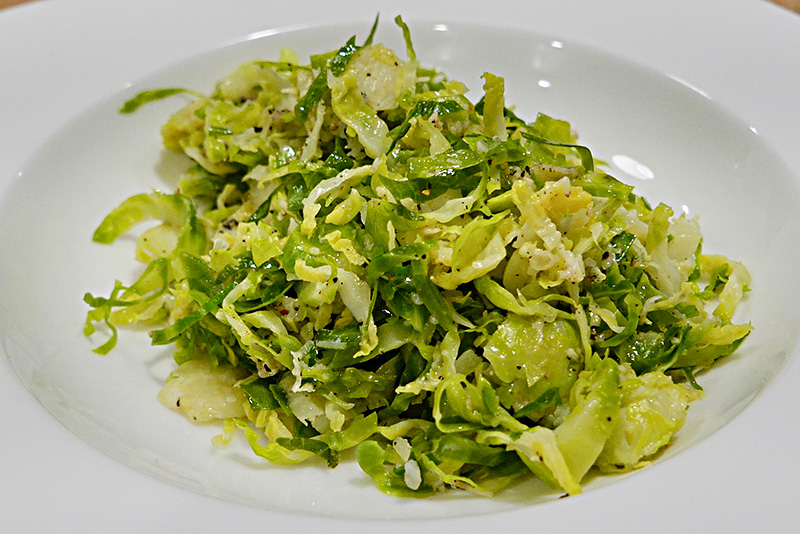 Cacio e Pepe Brussels Sprouts