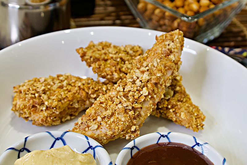 Cajun Chickpea Crusted Chicken