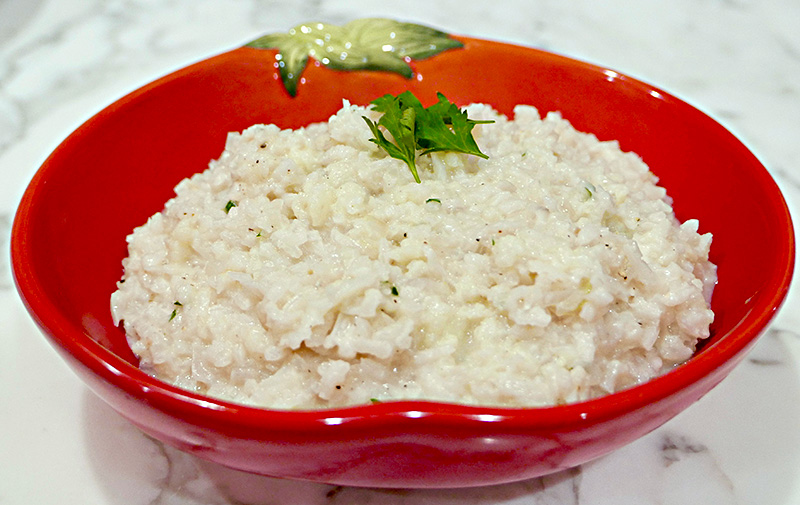 Grated Cauliflower Risotto