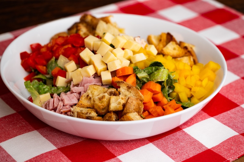 Chef’s Salad with Parmesan Dressing
