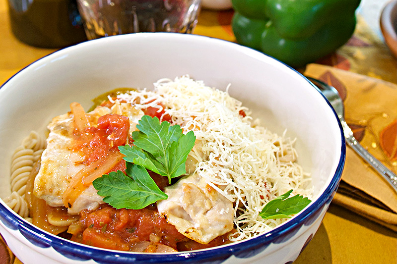 Coumadin Safe Chicken Cacciatore