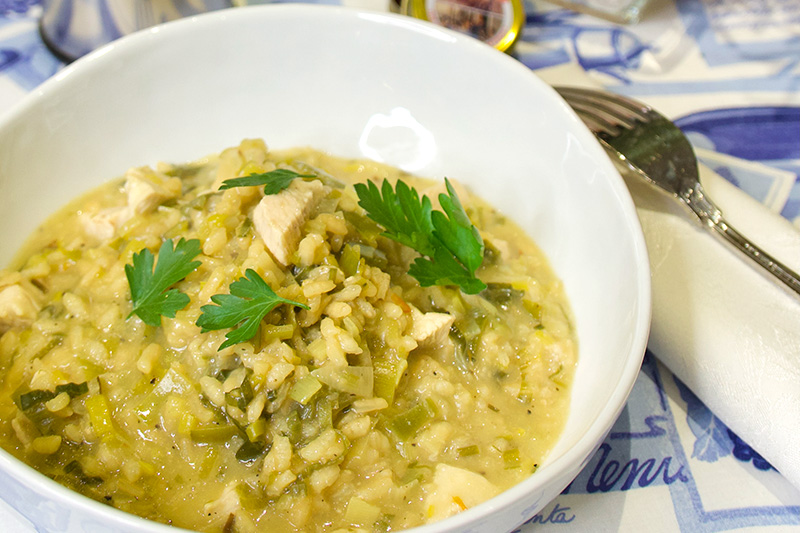 Chicken Leek Risotto