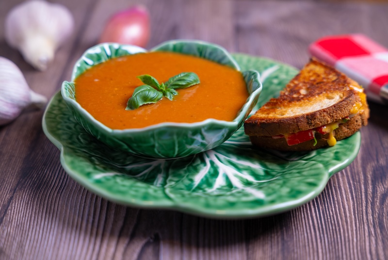 Chilled Roasted Tomato Soup