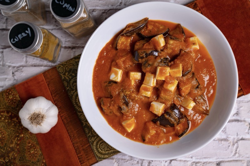 Curried Eggplant