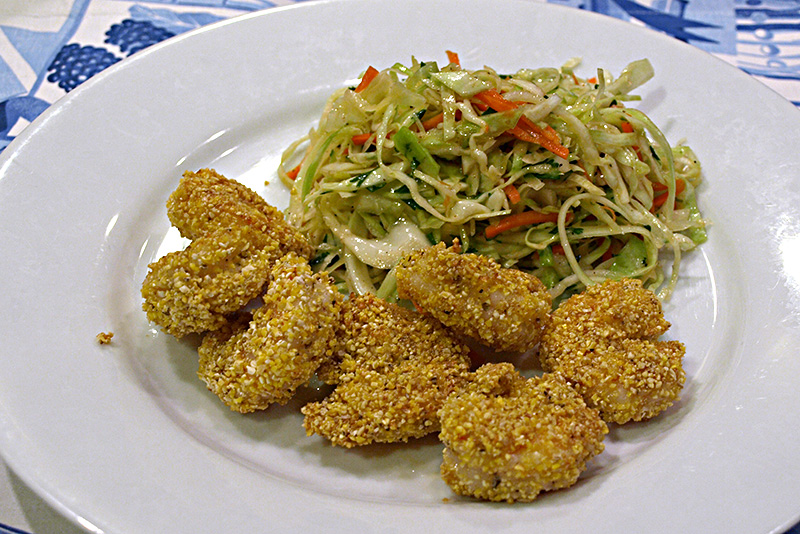 Crispy Oven Fried Shrimp