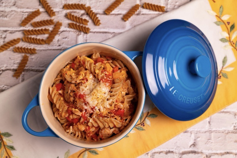 Fusilli with Smoked Gouda and Chicken