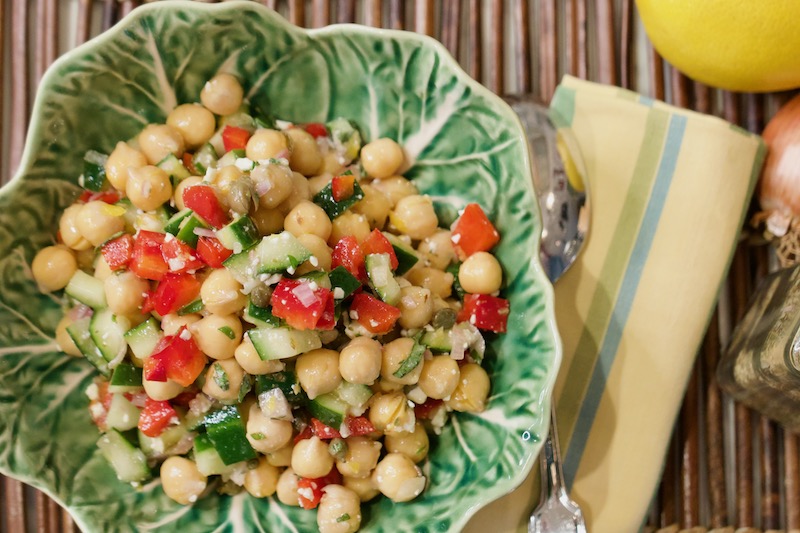 Garbanzo and Feta Salad