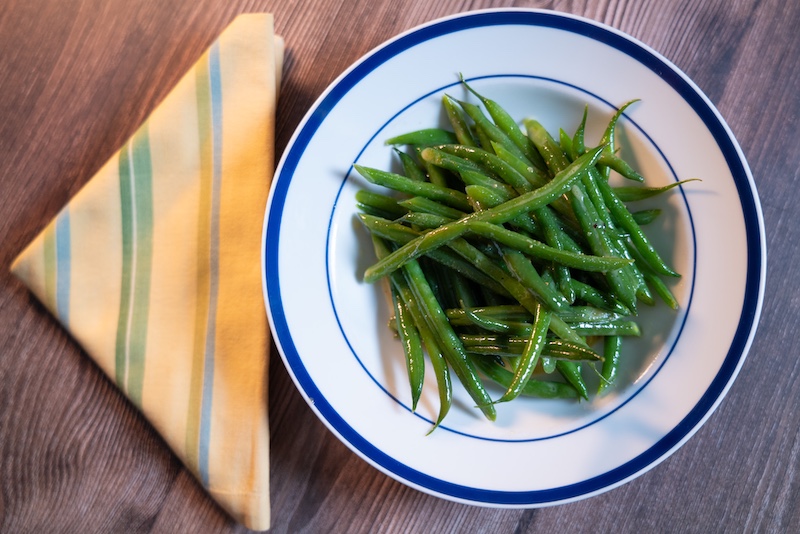 Green Beans with Honey Mustard Vinaigrette