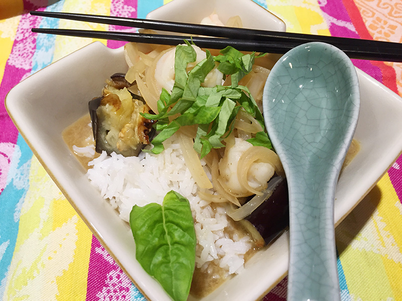 Green Curry with Shrimp