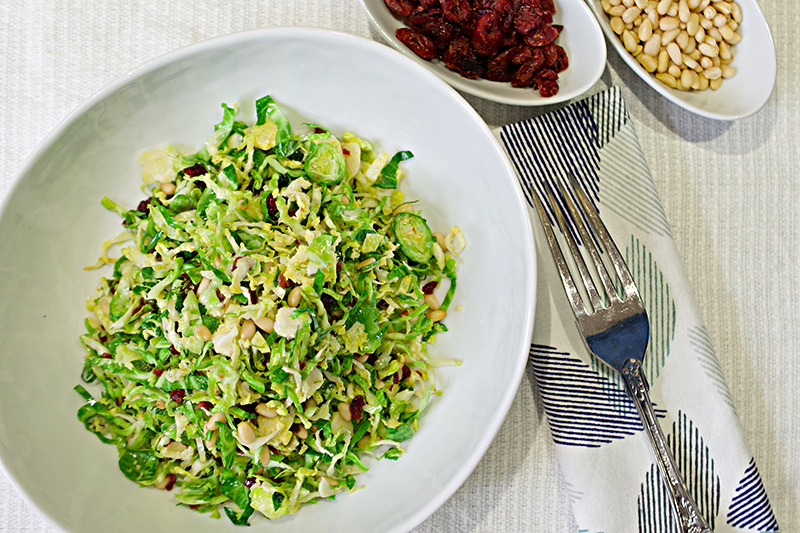 Holiday Shredded Brussels Sprouts