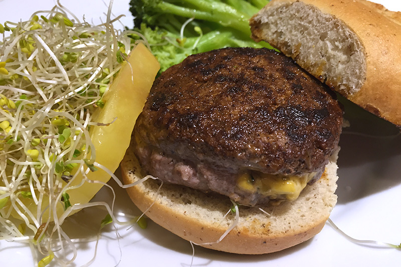 Jalapeno and Cheddar Stuffed Hamburger